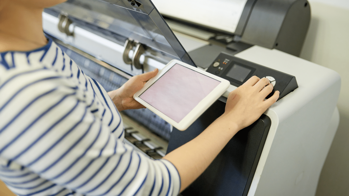 Il tablet si può collegare alla stampante